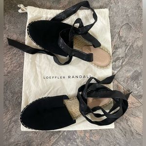 Loeffler Randall Suede Espadrille flats